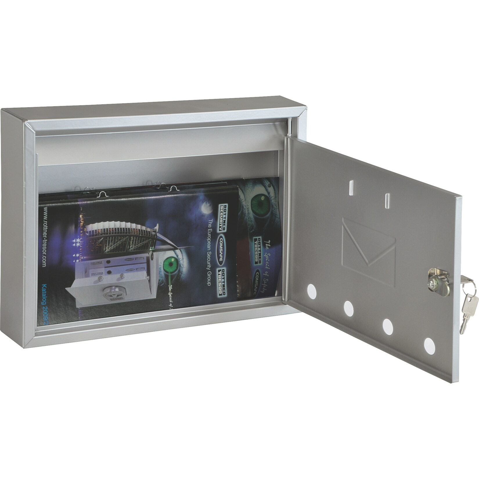 Rottner Imola Briefkasten silber