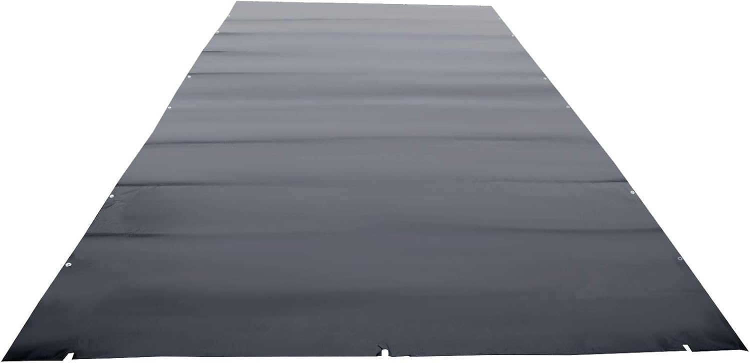 VEVOR Pool Abdeckplane Rechteckig 4 x 8 m PVC 680 g/m² Schwimmbadabdeckung, wasserdicht Abdeckplane für Pool, Schmutzabweisende Winterabdeckplane Reißfest Poolplane, Poolabdeckung