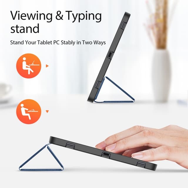 DUX DUCIS Samsung Tab S7+/S7 FE/S8+ DOMO Series Trifold Flip Cover