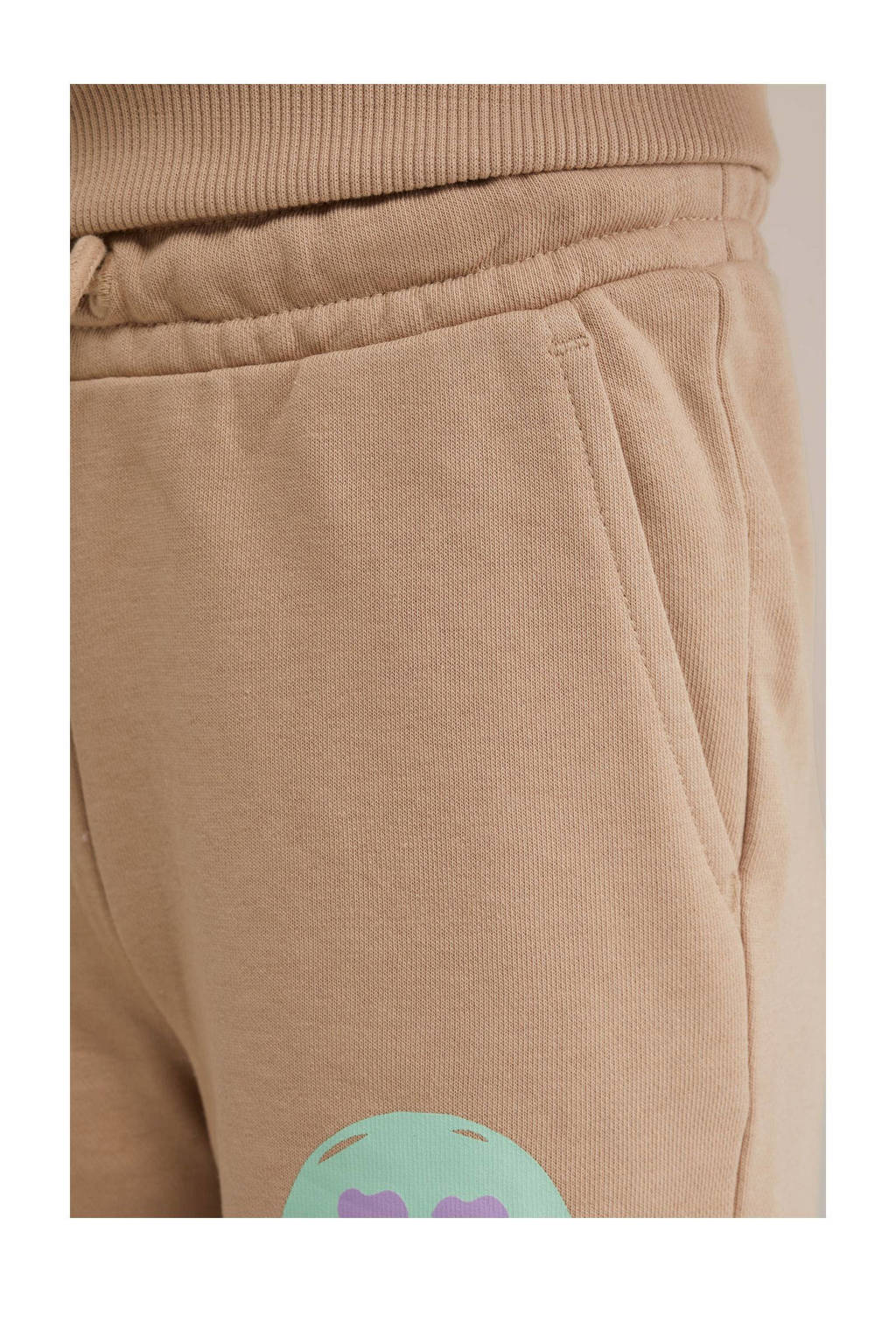 WE Fashion straight sweatpant beige