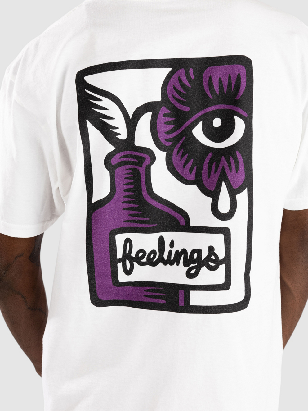And Feelings Flower T-Shirt white