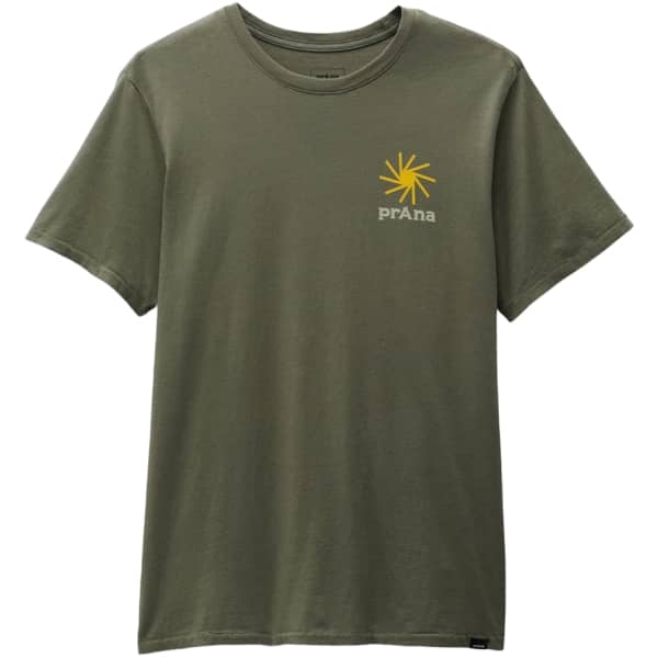 T-shirt PRANA EVERYDAY SLOGAN SS TEE M RYE GREEN