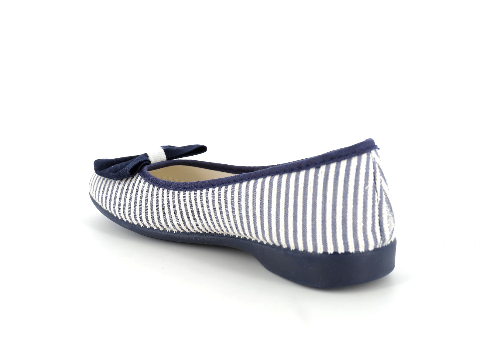 F brand-2354 Textile Marine-Blanc