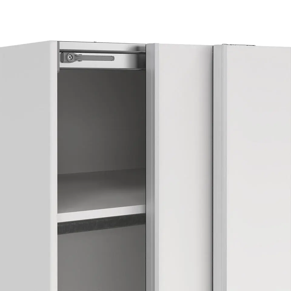 Hioshop Catania schuifdeurkast 2 deuren 120x200cm wit