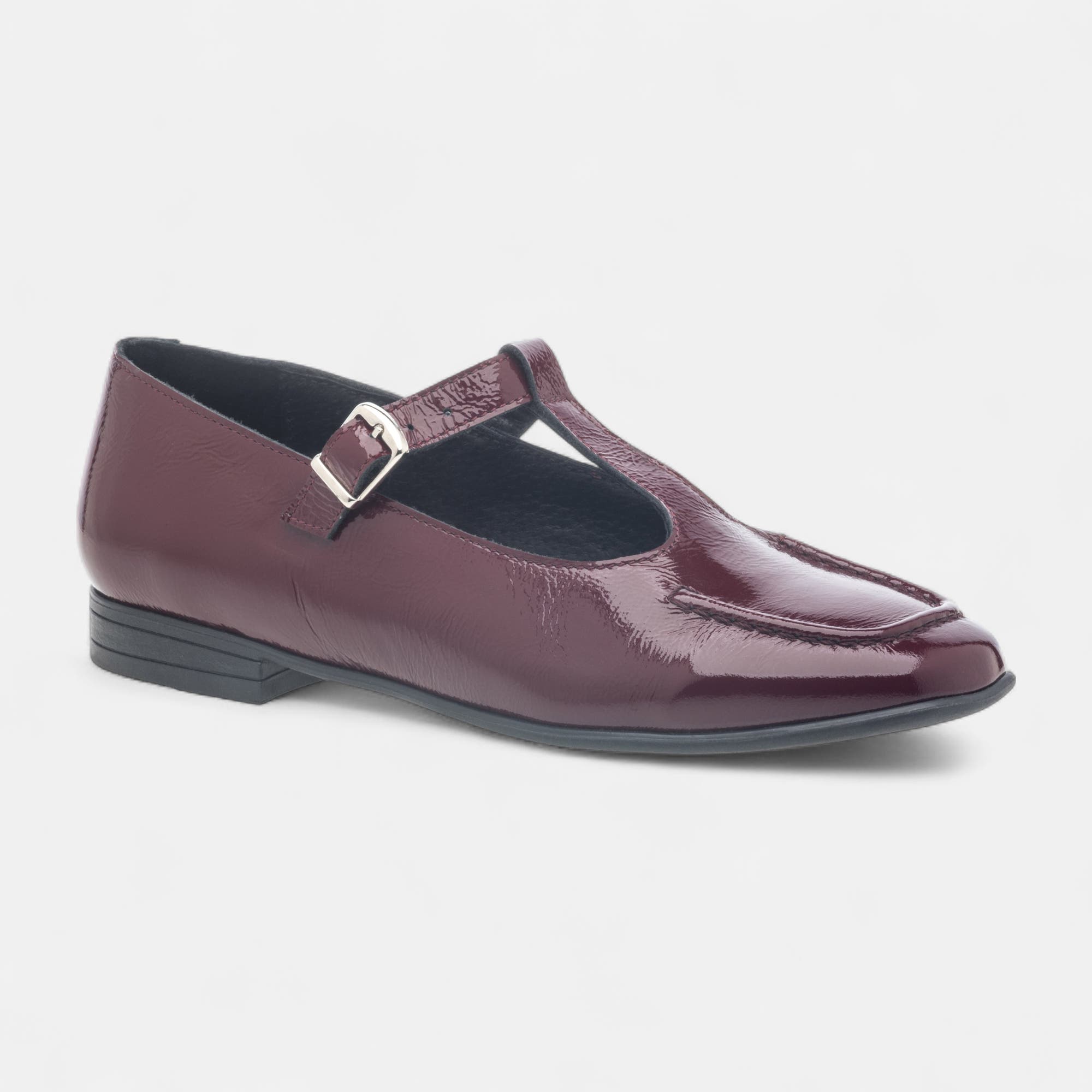 Babies Femme en cuir bordeaux