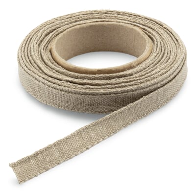 Geschenkband Leinen 1 cm, Natur