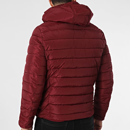 Doudoune Capuche Bordeaux