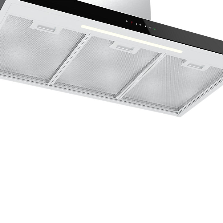 Hotte décorative inox GoodHome GHBH90ASBL, 90 cm