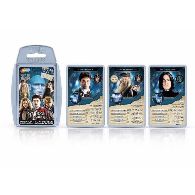 Winning Moves - TOP TRUMPS - Harry Potter - 30 Hexen und Zauberer Kartenspiel