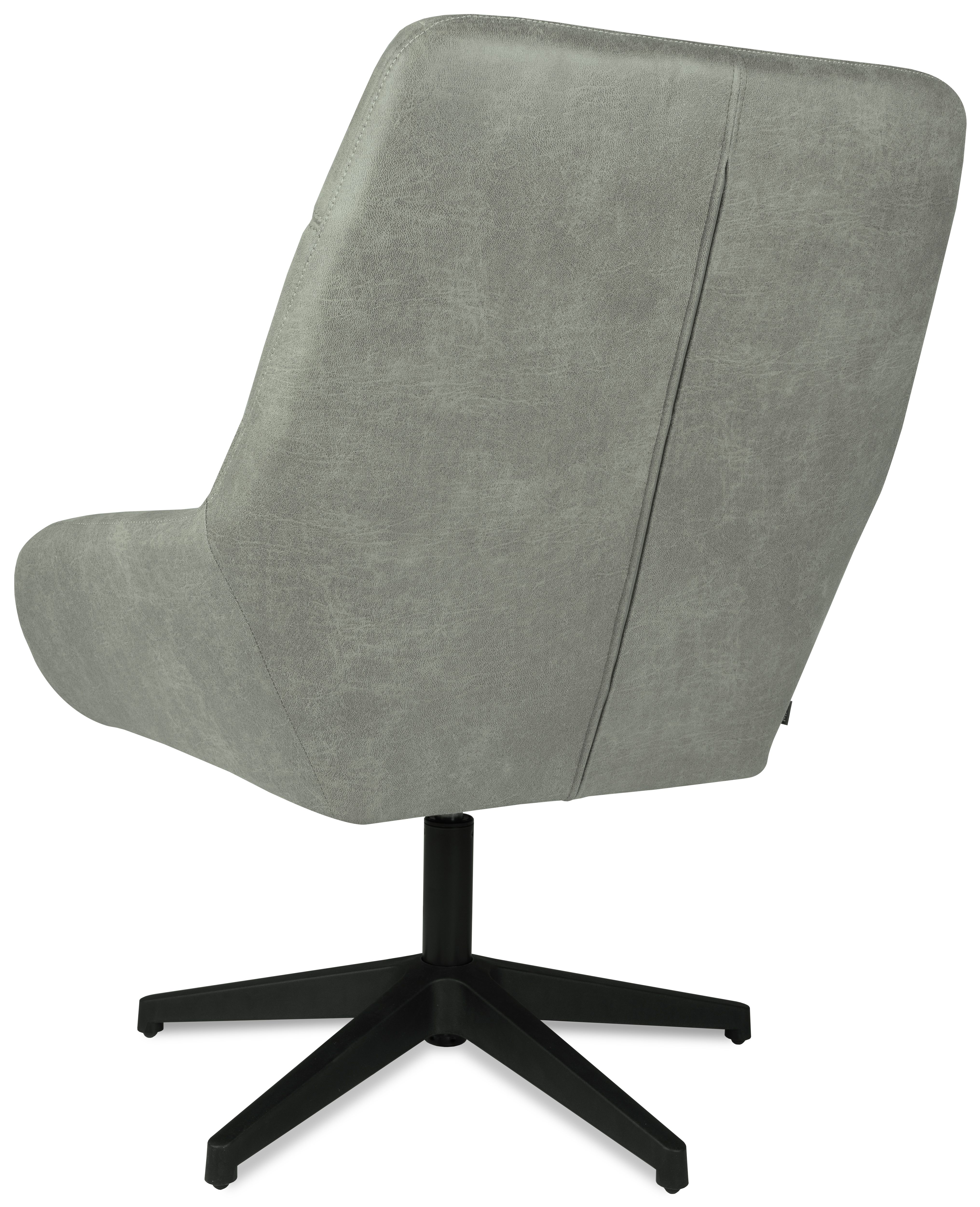 Draaifauteuil - Chicago Grey Toma B73 x D76.5 x H95.5 cm