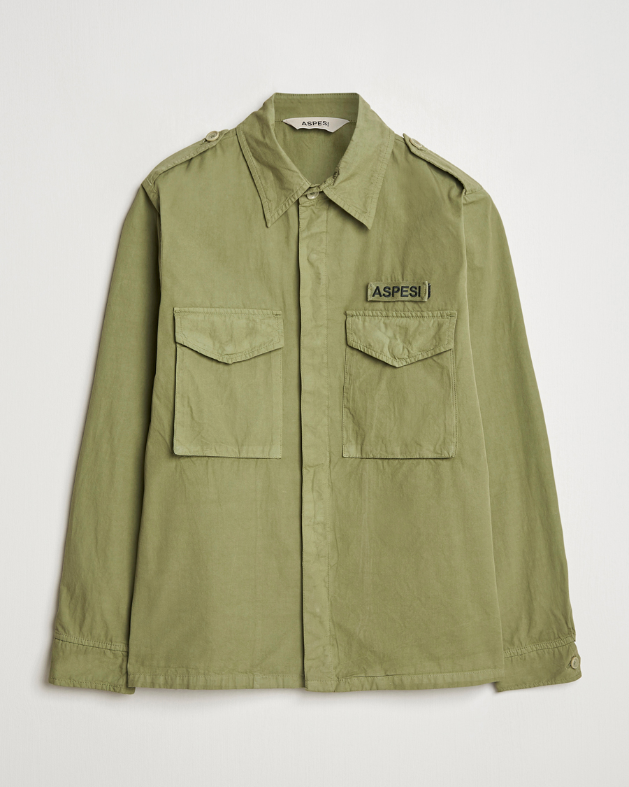Aspesi Cotton Field Shirt Military
