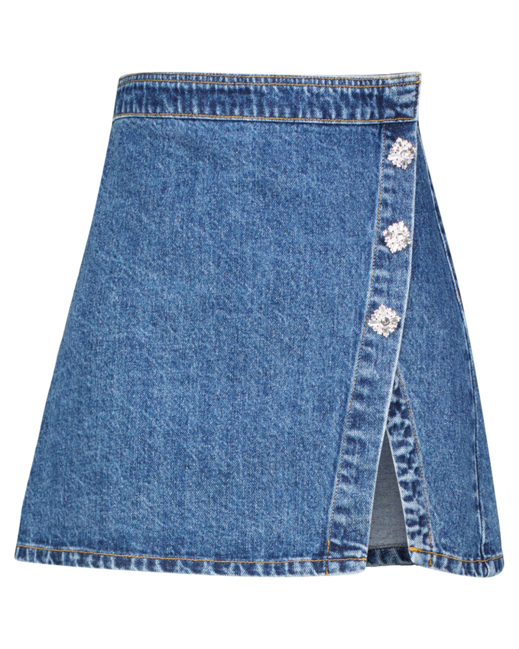 self-portrait| Damen Mini-Jeansrock