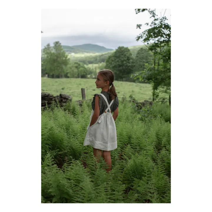 Soor Ploom Robe Tablier Lin Eloise | Ecru