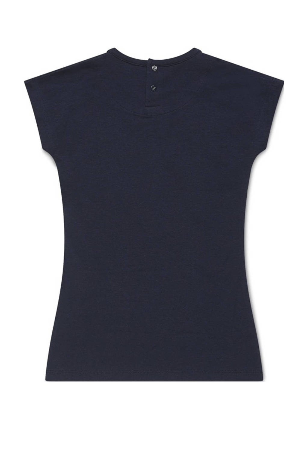 Koko Noko T-shirtjurk Niya met glitters donkerblauw
