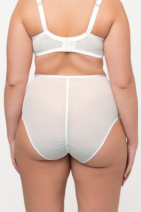 Maxislip, Shapewear, Spitzeneinsatz, Ziersteine
