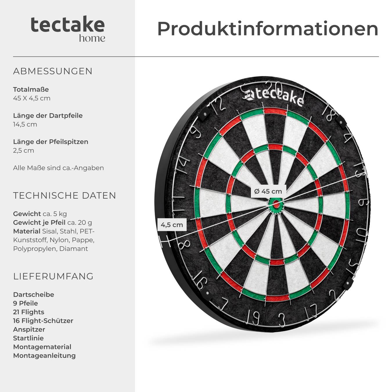 Dartscheibe Bully