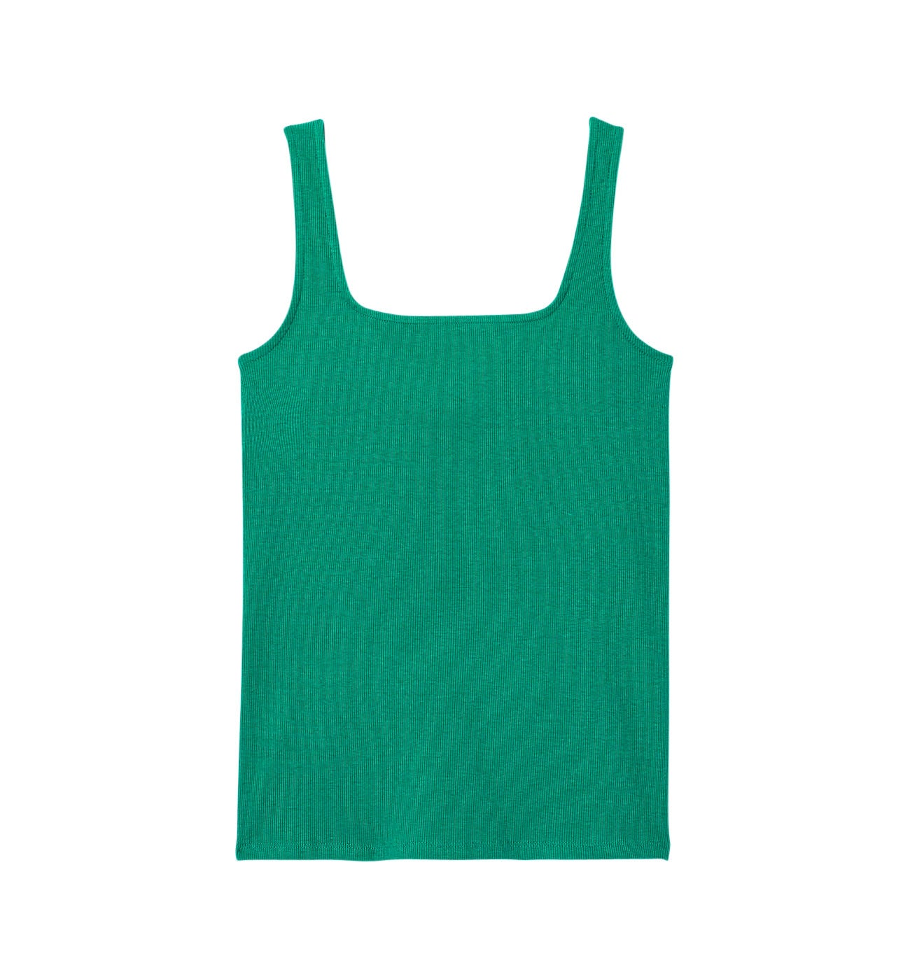 Débardeur en jersey ctelé - Vert