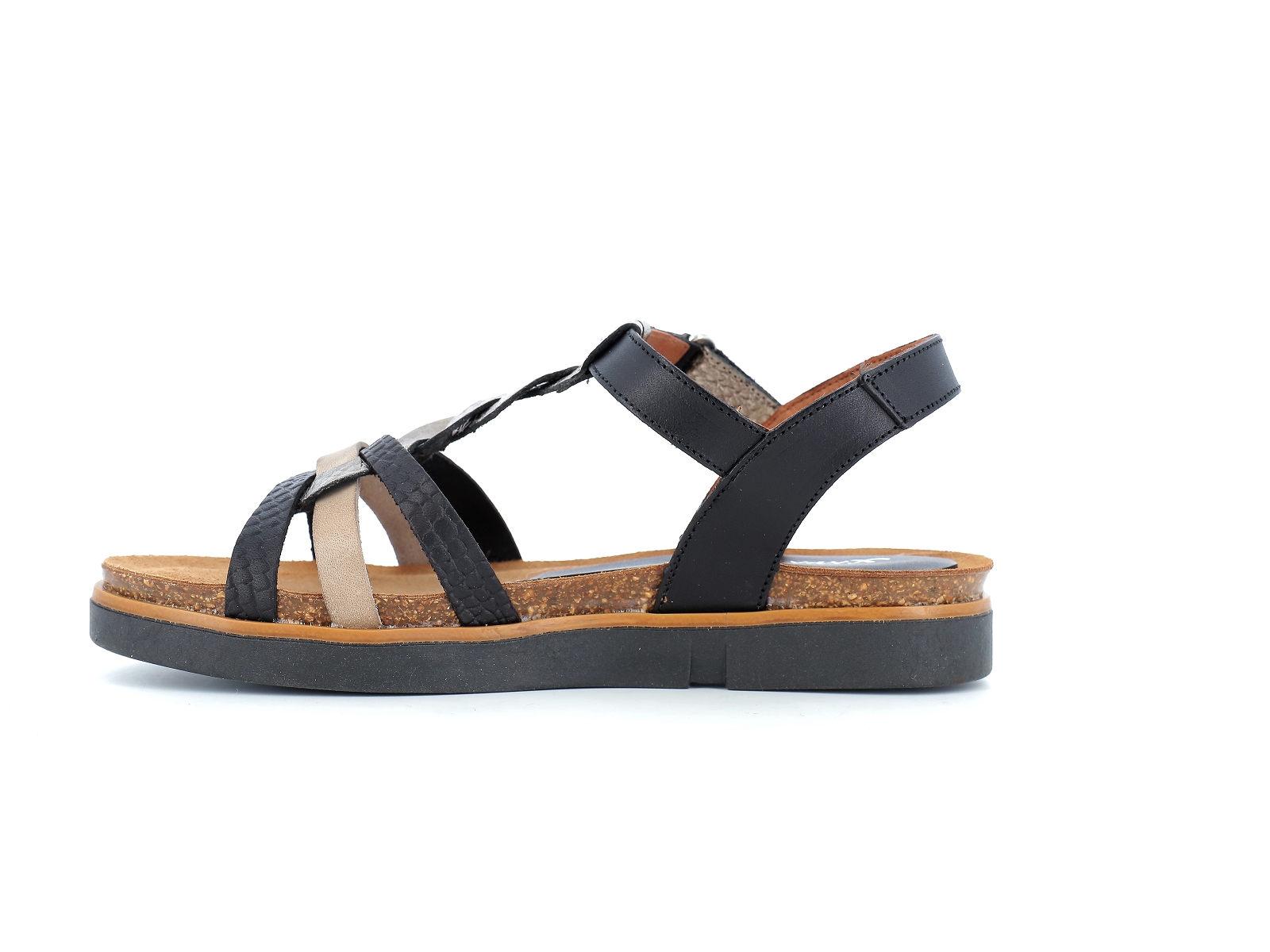 Xapatan-BUFATI 1532 Cuir Noir Bronze