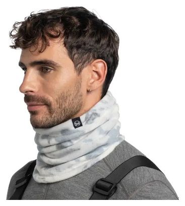 Tour de Cou Buff Polar Prints Neckwarmer Comat Blanc