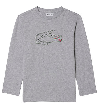 Lacoste T-shirt - Sølver Chine