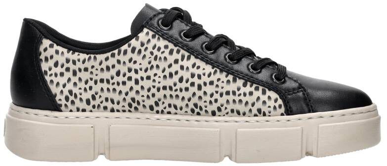 Rieker Veterschoenen Laag zwart