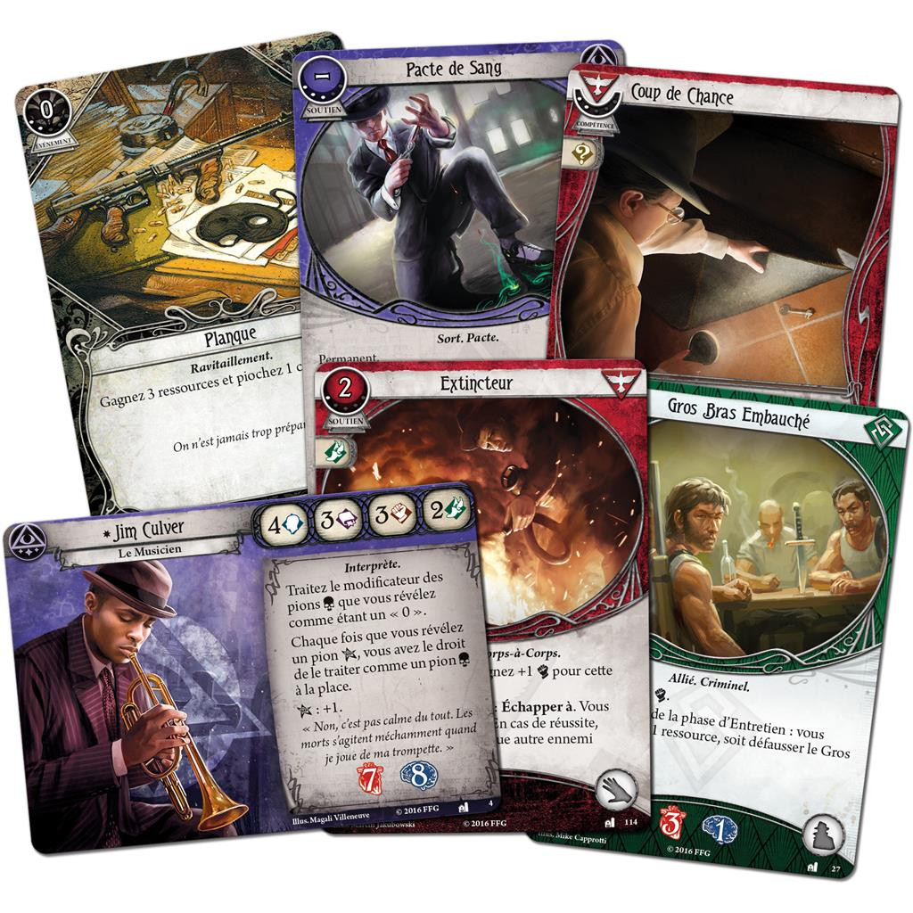 Horreur à Arkham : Le Jeu de Cartes - L'Héritage de Dunwich - (Investigateurs)