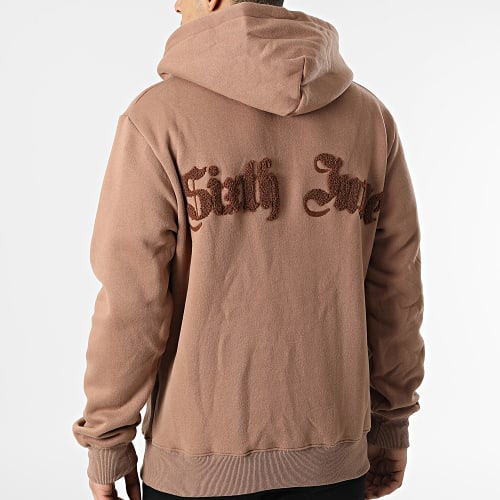 Sweat Capuche M22721PSW Marron Clair