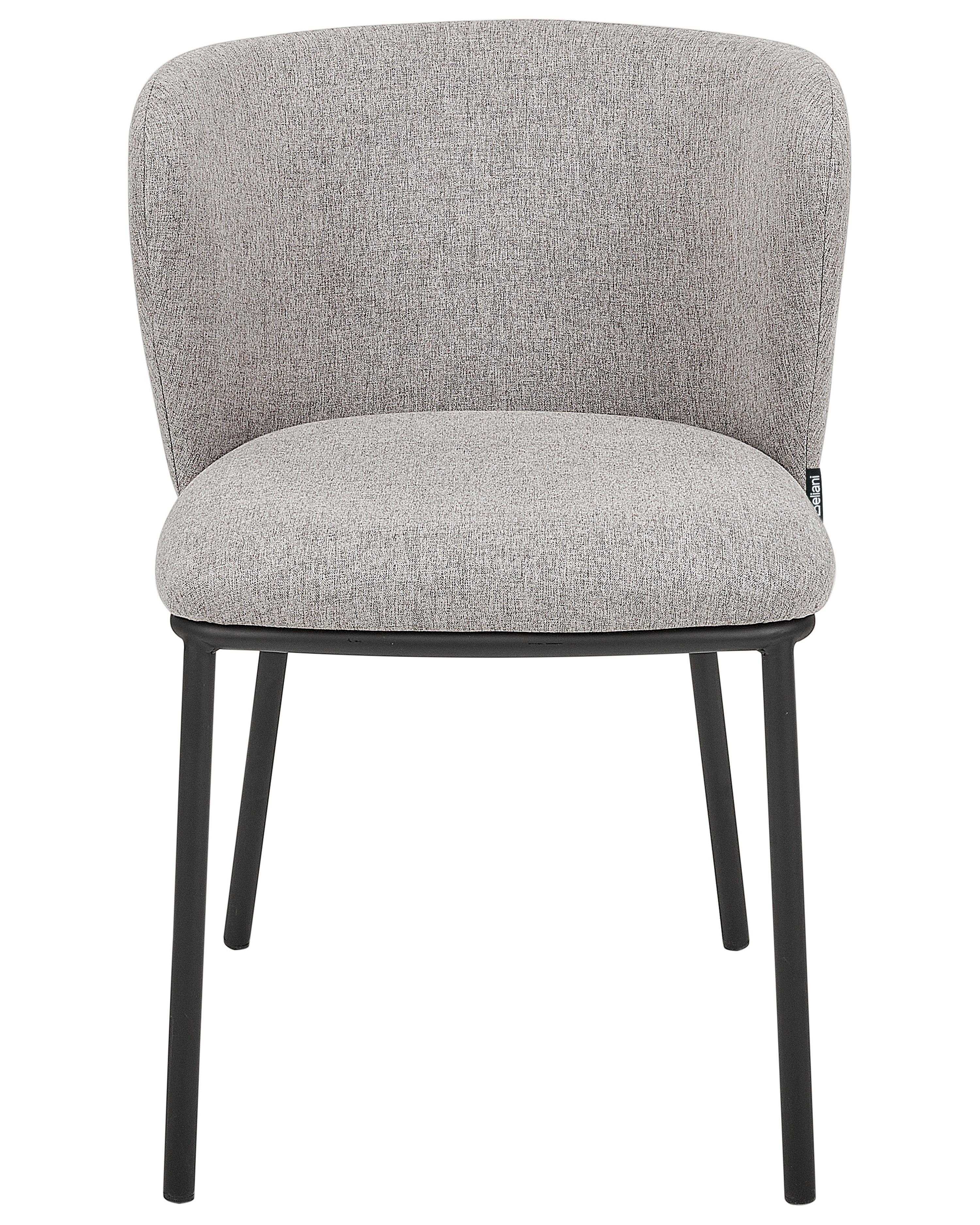 Set van 2 eetkamerstoelen MINA Grijs