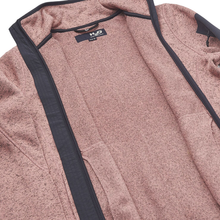 H2O Melvin Knit fleecetrøje Pink