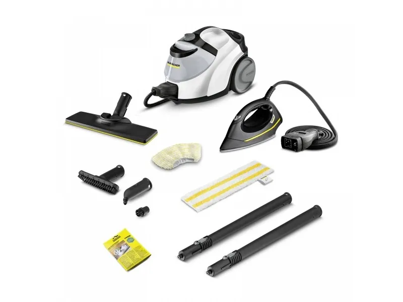 Kärcher SC 5 EasyFix IRON, Cylinderdamp rengøringsmiddel, 1,5 L, Sort, Hvid, 50 cm, 100 cm, 6 m