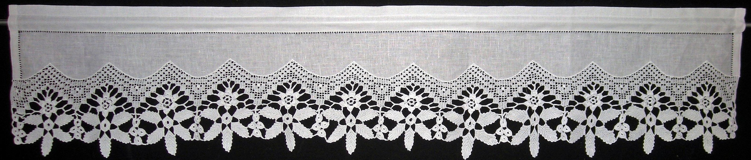HOSSNER - ART OF HOME DECO Querbehang »Staffelsee« Stangendurchzug 1 Stk. tlg.