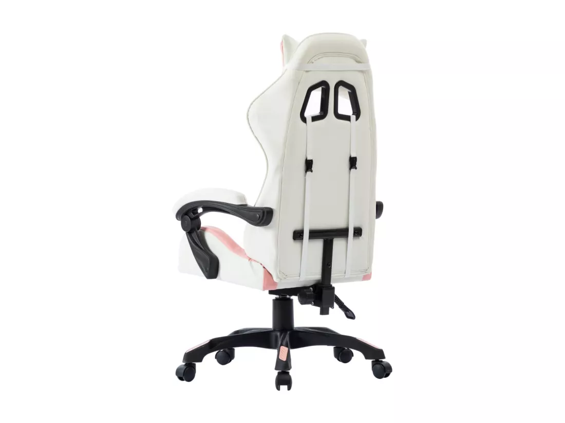 Fauteuil de jeux vidéo Rose Similicuir