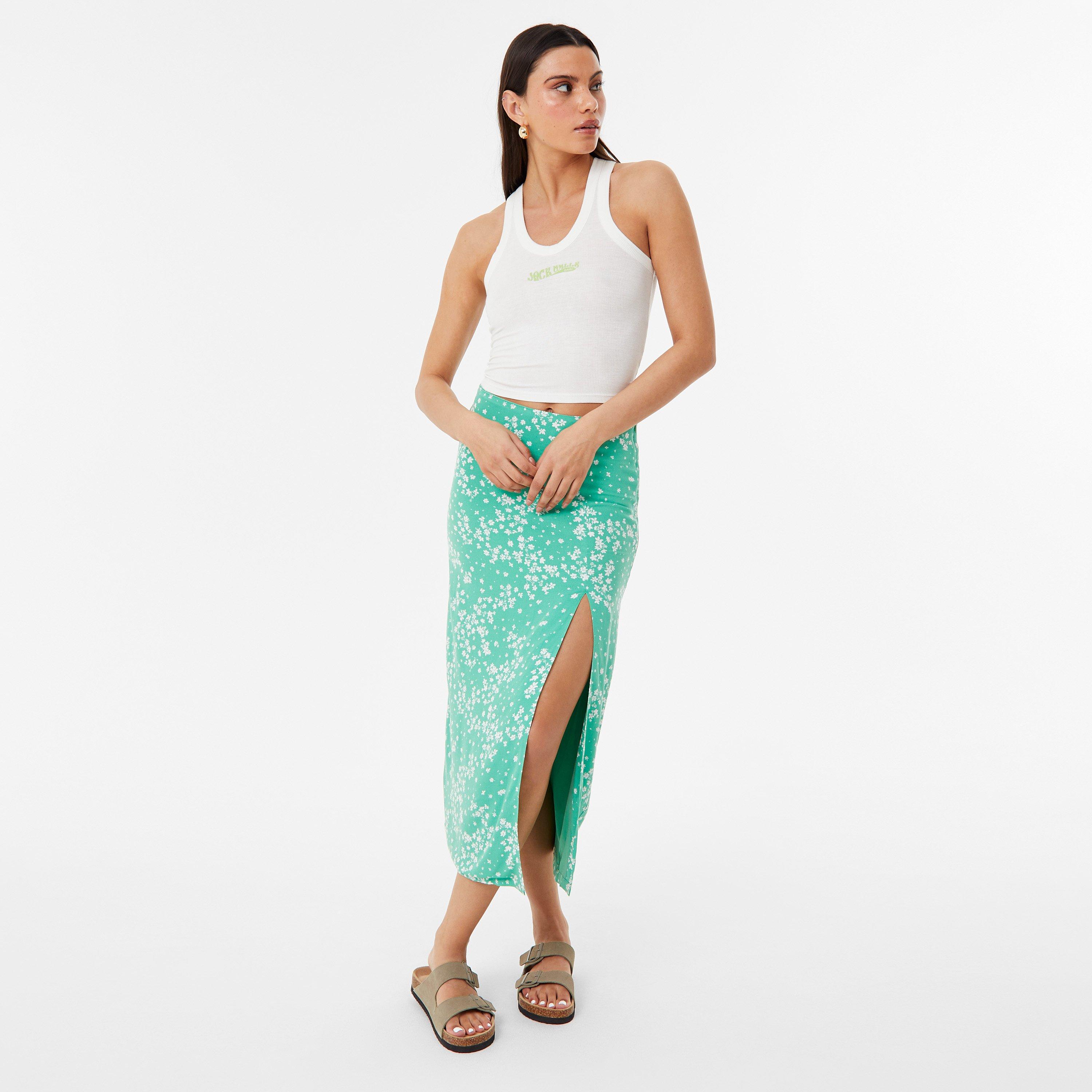 Jack Wills JW Split Midi Skirt