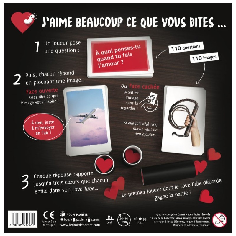 J'aime beaucoup ce que vous dites...