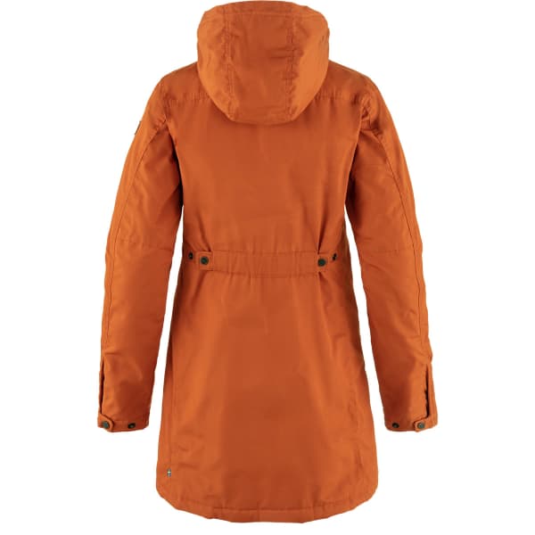Veste FJALLRAVEN FJÄLLRÄVEN KIRUNA PADDED PARKA W TERRACOTTA BROWN