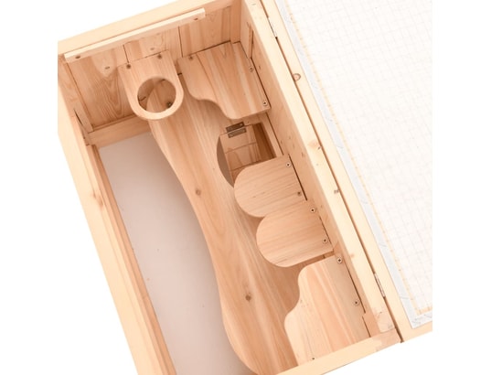 VIDAXL - Cage à hamster 60x35,5x42 cm bois massif de sapin