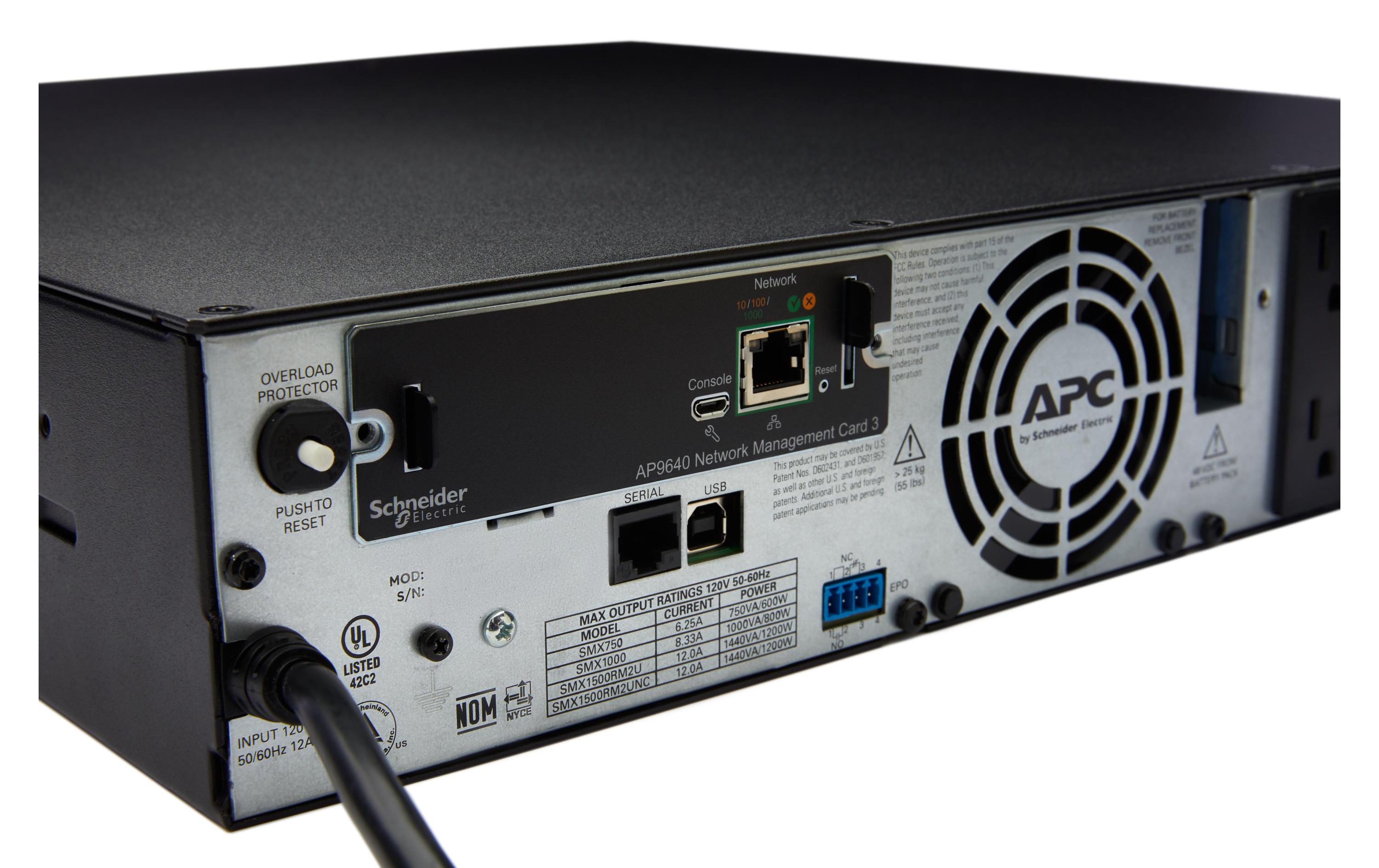 Management Card AP9640<br>UPS Network Management Card 3