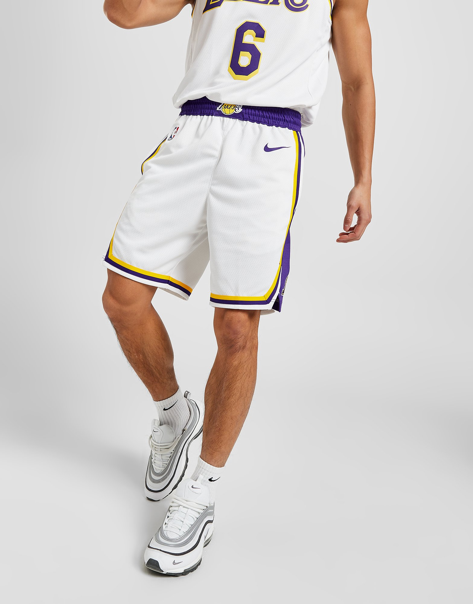 Nike Short NBA Los Angeles Lakers Swingman Homme