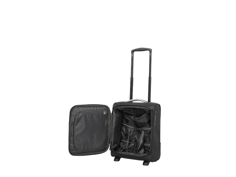 travelite Jetpack Trolley S Easy 2w Schwarz Reisekoffer