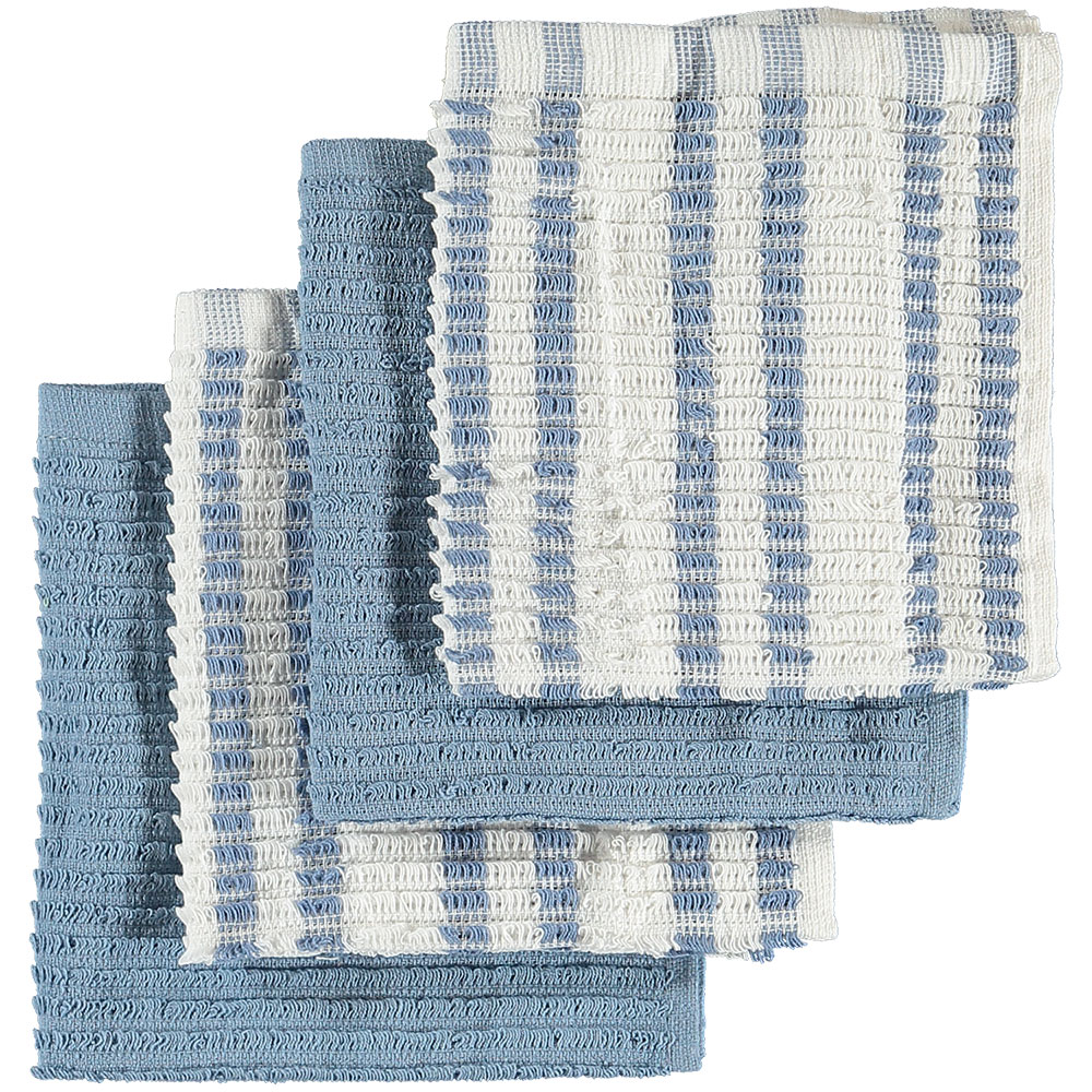 Vaatdoekjes  4-Pack Denimblauw kopen? Goed en goedkoop