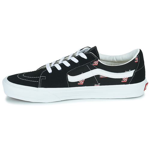 Vans - SK8-LOW - Noir / Blanc / Rouge