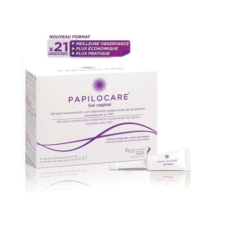 Gel Vaginal 21 canules unidoses 21x5ml Papilocare Procare