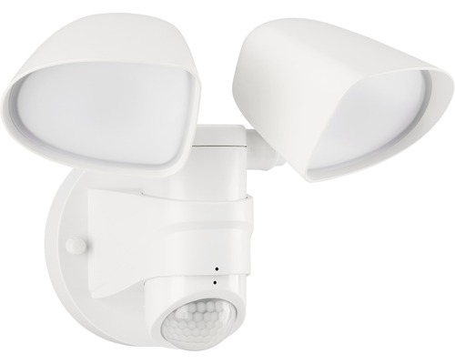LED Sensor Buitenspot 2x10W 1000 lm 4000K wit