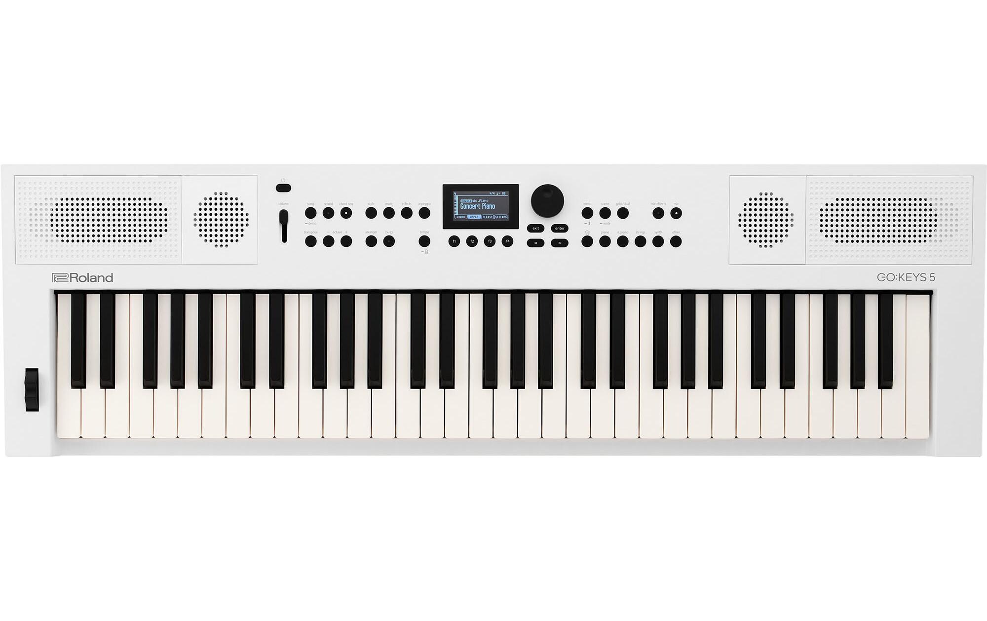 Keyboard GO:KEYS 5 Weiss<br>Keyboard mit 61 anschlagsdynamischen Tasten und Zen-Core Engine
