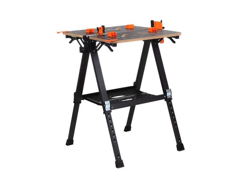 STRUCT Mobile Werkbank klappbar, 450 kg Vielseitig einsetzbarer Arbeitstisch