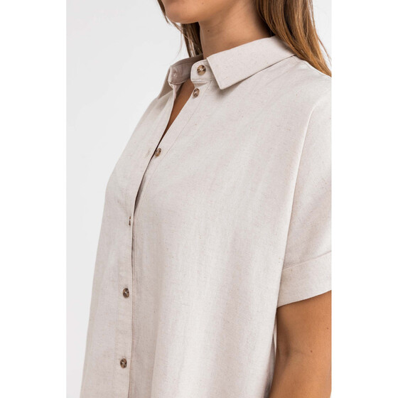 Rhythm Classic Shirt Dress Overswim Oat Women SU23