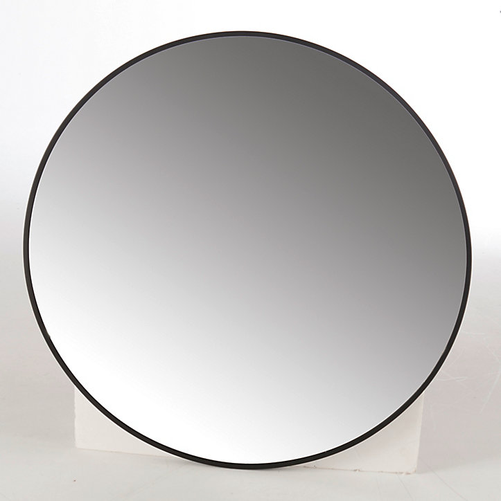 Miroir en métal rond Ø80 noir Dada Art