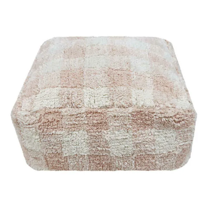 Lorena Canals Pouf Vichy | Rose
