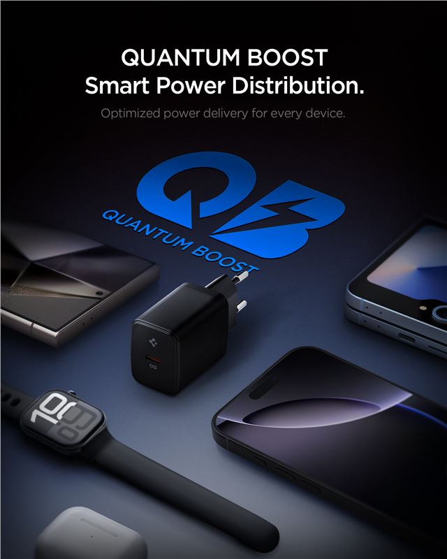 (20W) USB C Essential Ladegerät Netzteil Power Delivery (ACH09217) - Schwarz