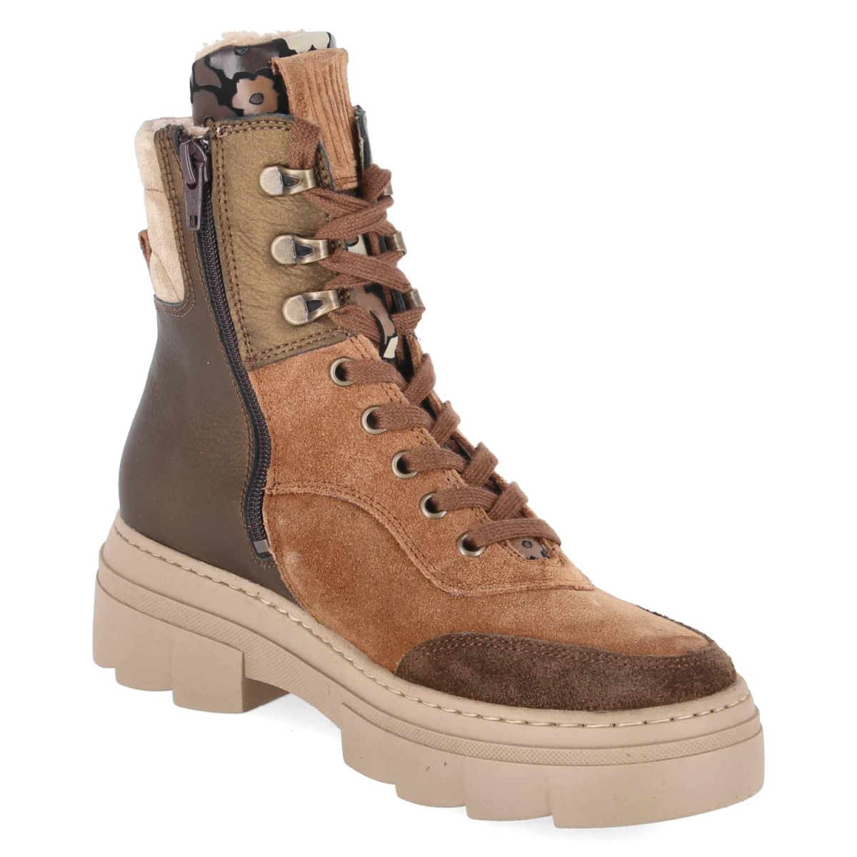 WaldläuferBoots-SAIGA - WOOD COGNAC NUBA